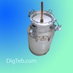 دستگاه تقطیر خمره ای آلومینیومی